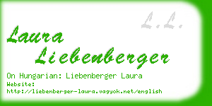 laura liebenberger business card